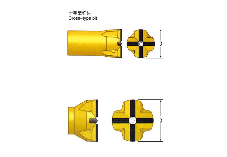 十字型钎头